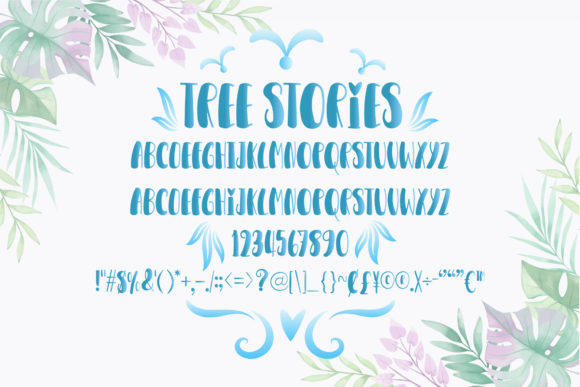 Tree Stories Font Poster 12