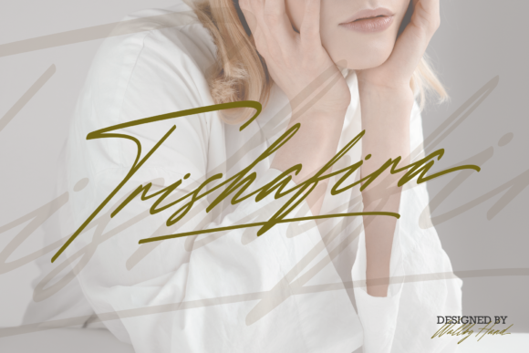 Trishafira Font Trishafira Font Poster 1