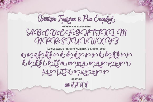 Tropical Blooming Font Poster 8