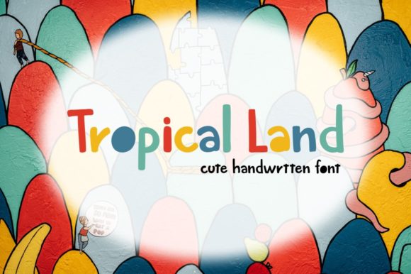 Tropical Land Font Poster 1