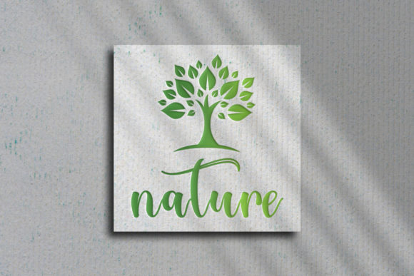 Tropical Leaves Font Poster 5