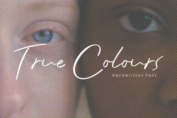 True Colours Font Poster 1