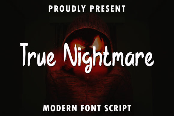 True Nightmare Font Poster 1
