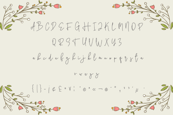 Tsanafia Font Poster 2