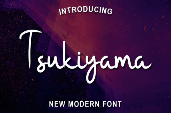 Tsukiyama Font