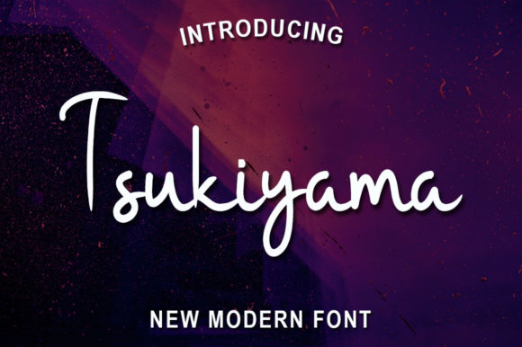 Tsukiyama Font Poster 1