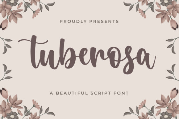 Tuberosa Font Poster 1