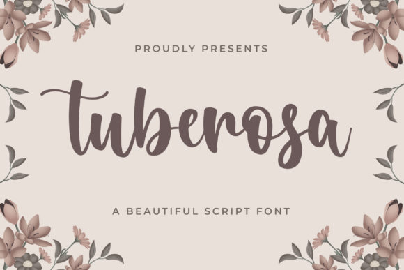 Tuberosa Font Poster 1