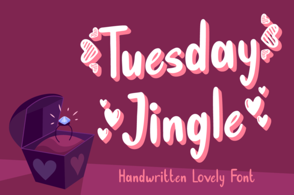 Tuesday Jingle Font Poster 1