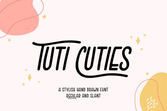 Tuti Cuties Font Tuti Cuties Font Poster 1