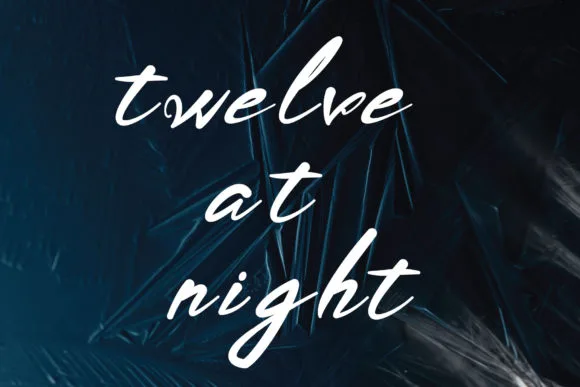 Twelve at Night Font Twelve at Night Font Poster 1
