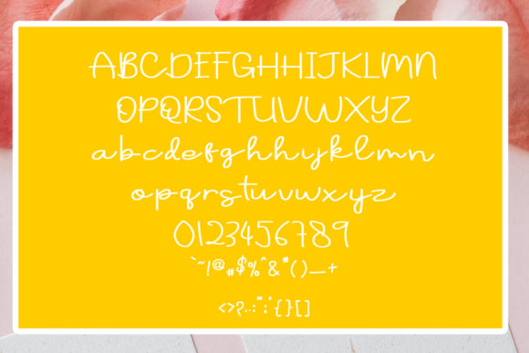 Twilight Sunflower Font Poster 4