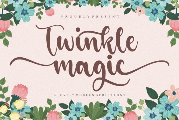 Twinkle Magic Font Poster 1