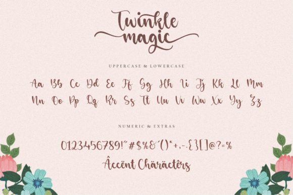 Twinkle Magic Font Poster 5