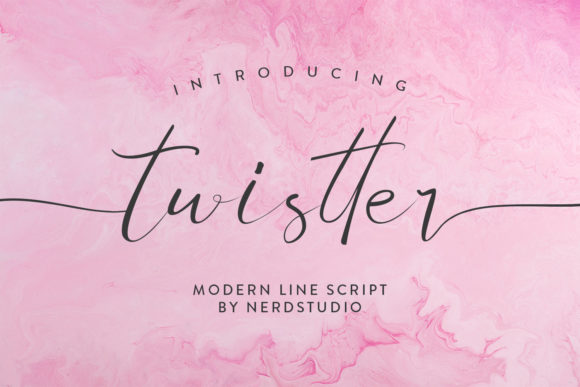 Twistter Font Poster 1