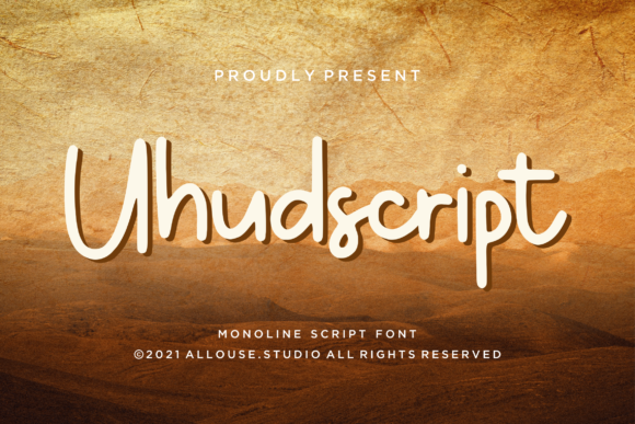 Uhudscript Font Poster 1