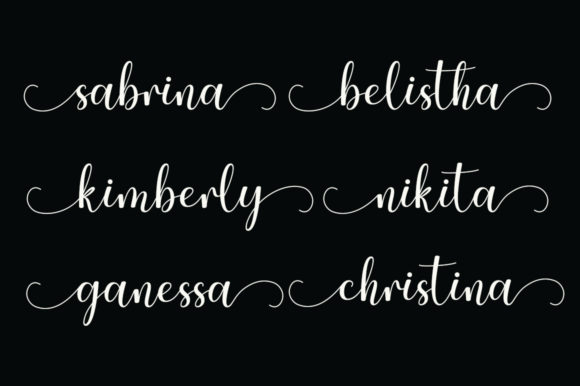 Umbrella Girl Font Poster 3