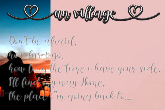 Un Village Font Poster 4