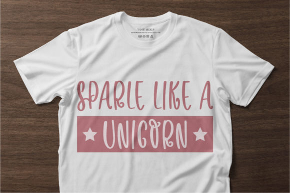 Unicorn Milkshake Font Poster 6