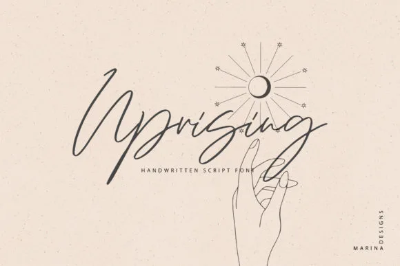 Uprising Font Poster 1