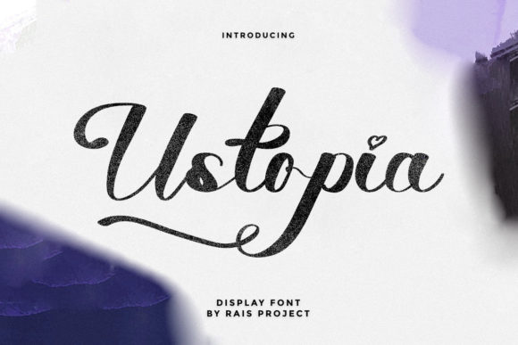 Ustopia Font Poster 1