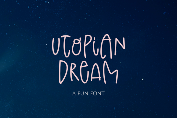 Utopian Dream Font Poster 1