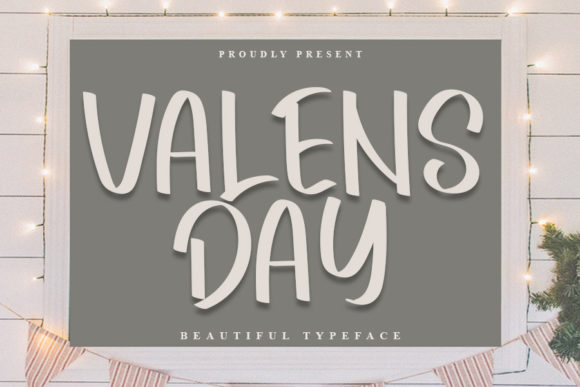Valens Day Font Poster 1