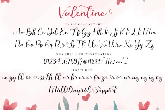 Valentine Font Poster 11