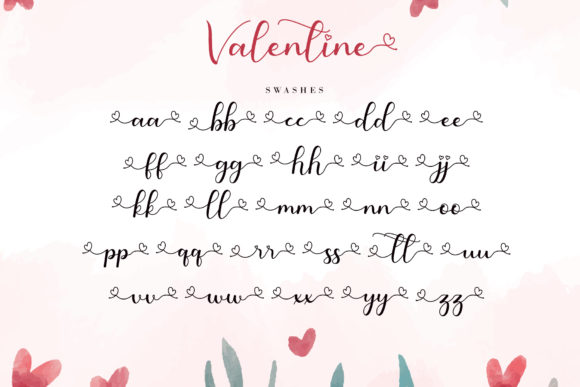 Valentine Font Poster 12