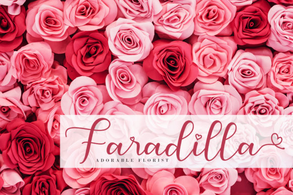 Valentine Font Poster 4