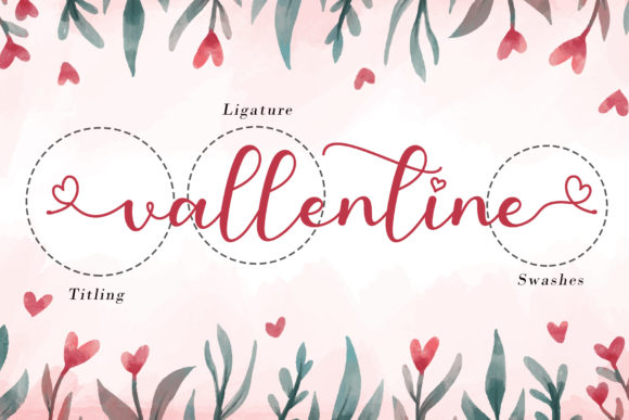 Valentine Font Poster 10