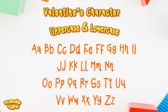 Valentine Font Poster 2