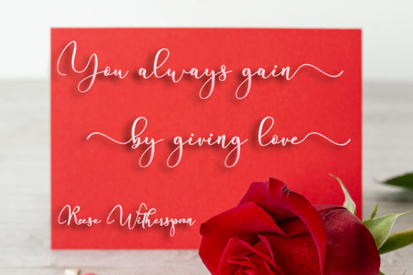 Valentine & You Font Poster 3