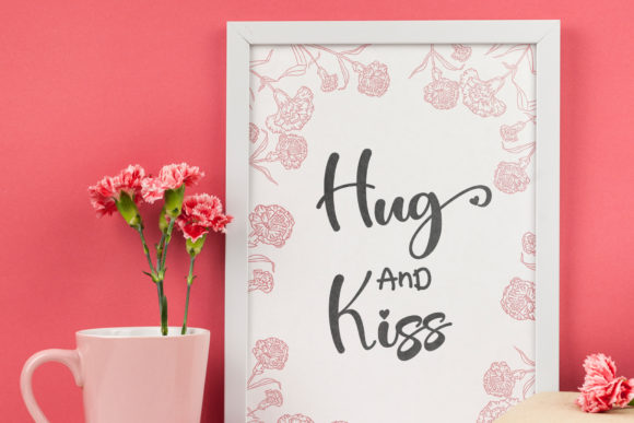 Valentine Bright Font Poster 2