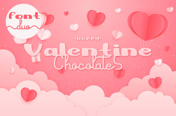 Valentine Chocolates Font Poster 1