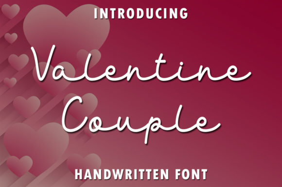 Valentine Couple Font Poster 1