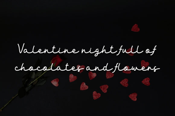 Valentine Couple Font Poster 2