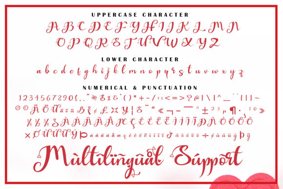 Valentine Fantasy Font Poster 7