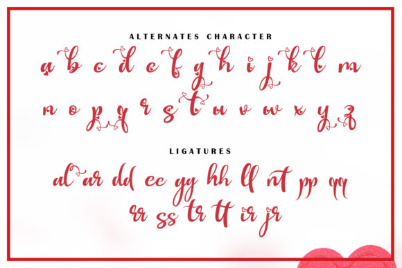 Valentine Fantasy Font Poster 9