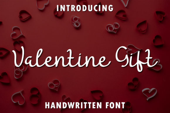 Valentine Gift Font Poster 1