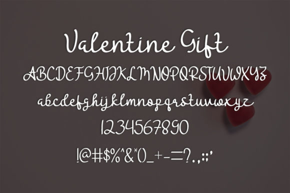 Valentine Gift Font Poster 5