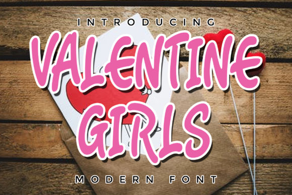 Valentine Girls Font Poster 1