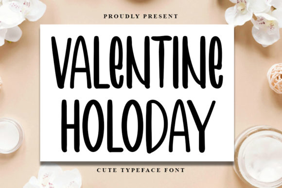 Valentine Holoday Font Poster 1