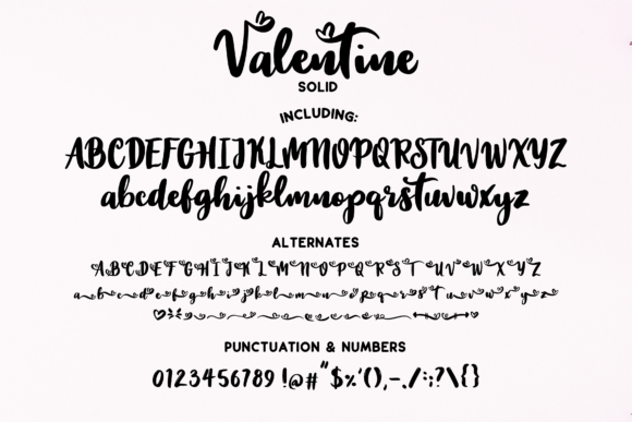 Valentine Kisses Font Poster 7