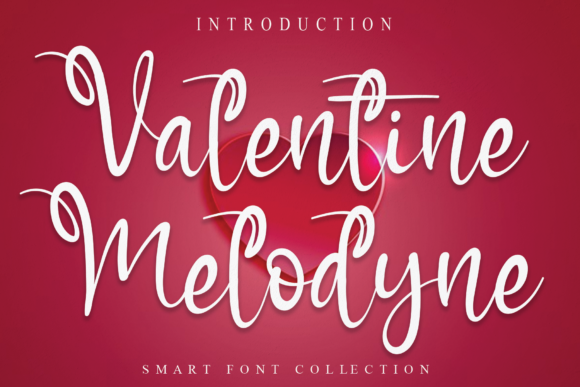 Valentine Melodyne Font Poster 1