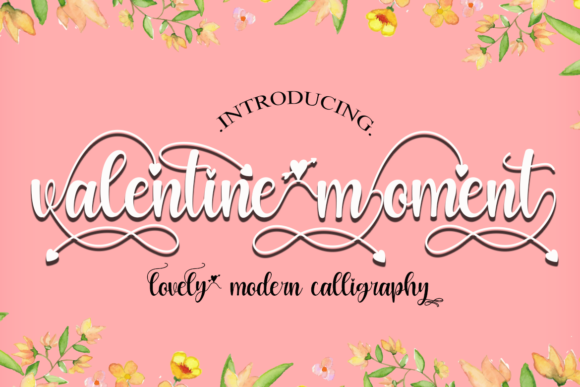 Valentine Moment Font Valentine Moment Font Poster 1