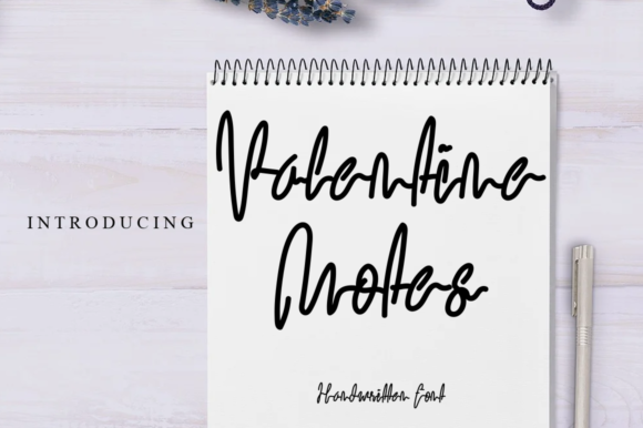 Valentine Notes Font Valentine Notes Font Poster 1