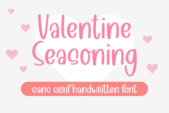 Valentine Seasoning Font Poster 1