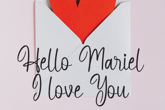 Valentine Signatuare Font Poster 2