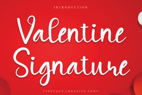 Valentine Signature Font Poster 1